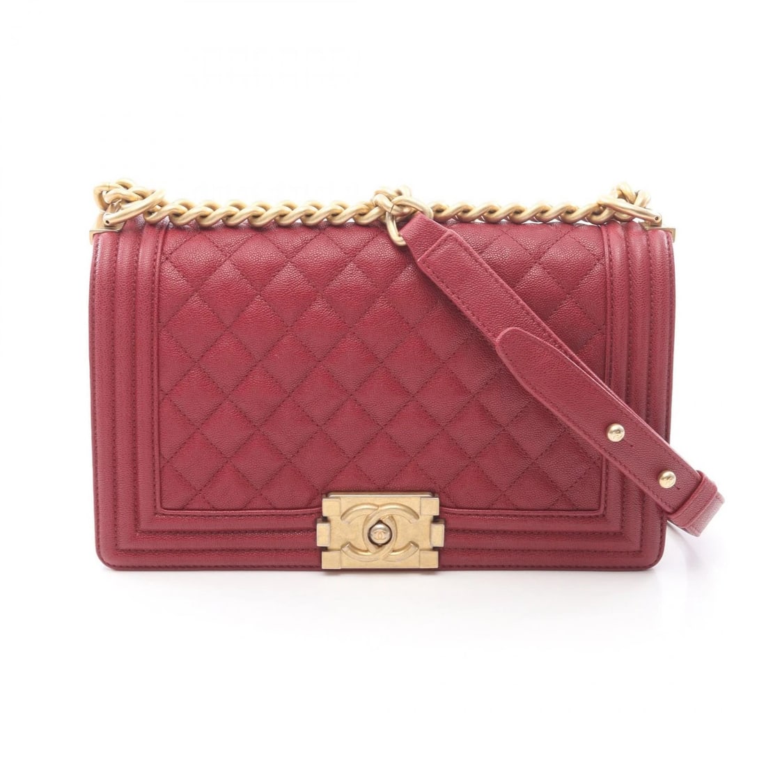 CHANEL BOY CHANEL CHAIN SHOULDER BAG (1 of 7)