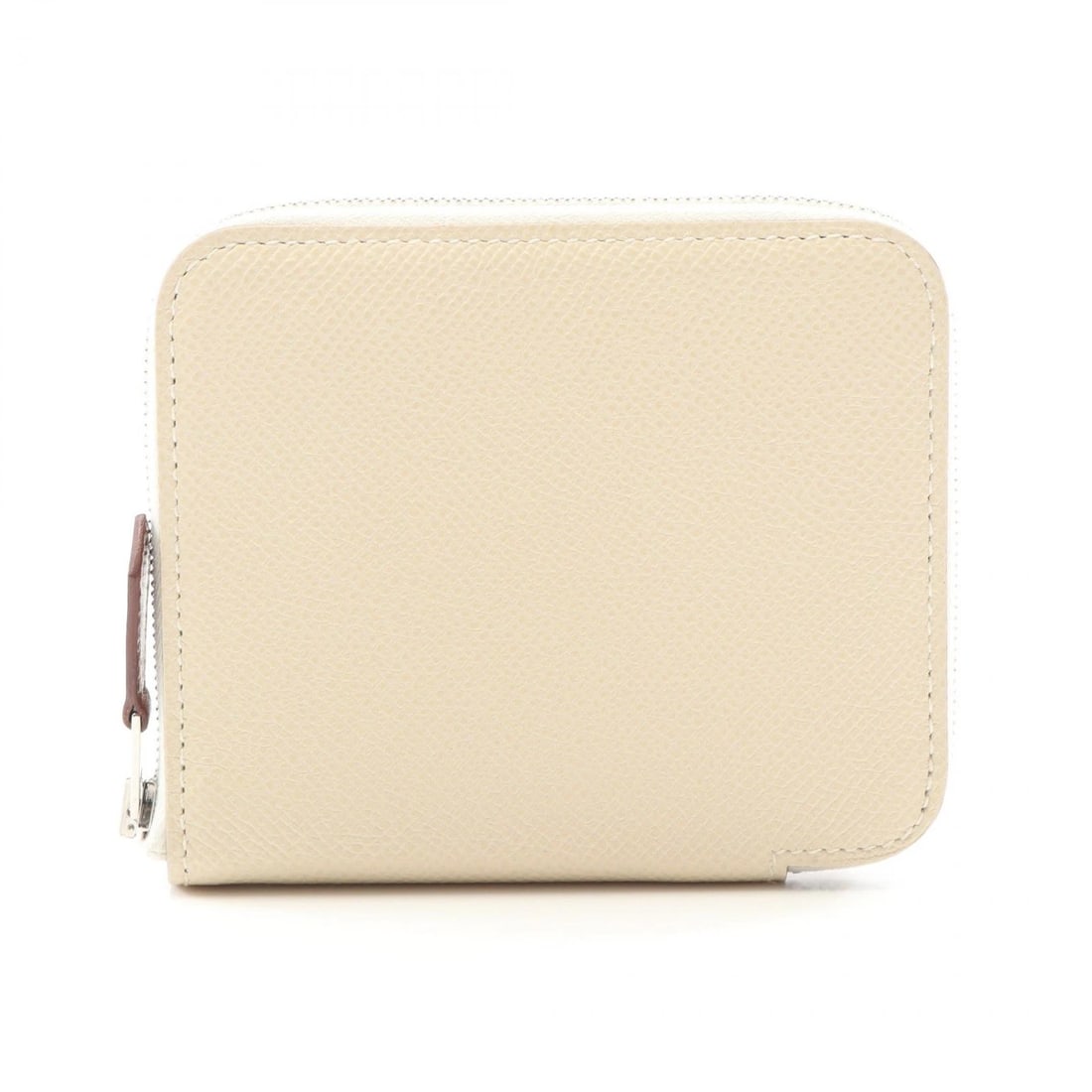 HERMES AZAP COMPACT SILK IN ROUND WALLET EPSOM: HERMES Azap Compact Silk In Round wallet Epsom Brand: HERMES Type: Round wallet Material: Epsom × leather × Epsom Color: Cle / White??ish colors Size: H:9.5cm x W:11cmx D:1.5cm (H:3.7" x