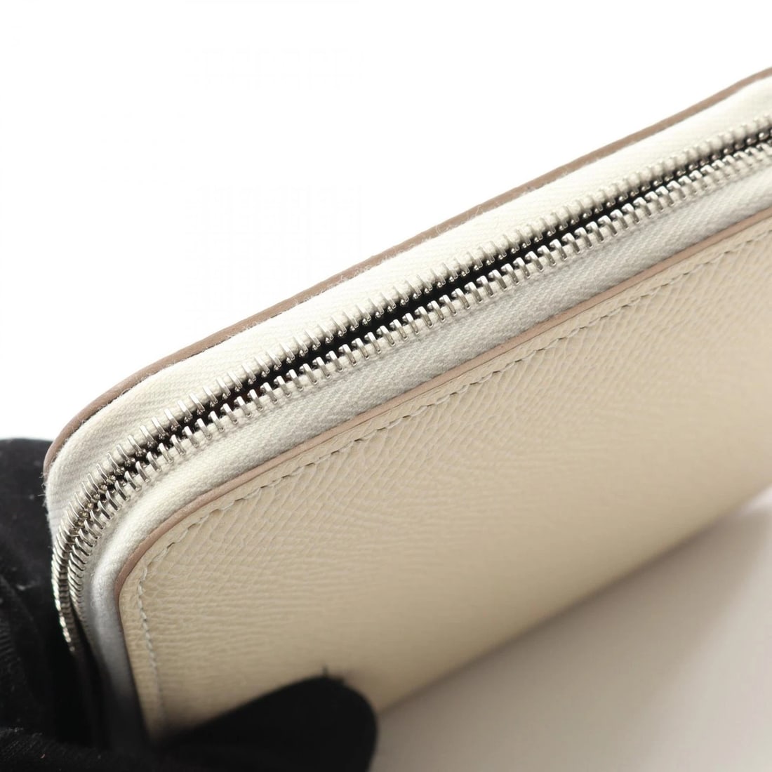 HERMES AZAP COMPACT SILK IN ROUND WALLET EPSOM - 4