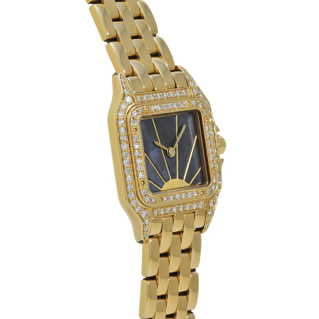 CARTIER PANTHERE BLACK SHELL WATCH - 3