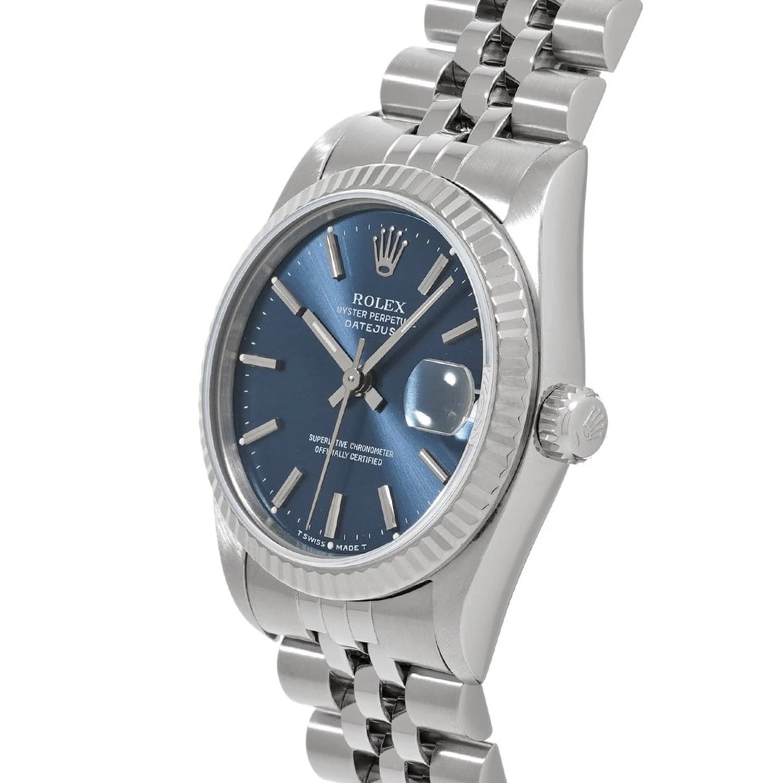 ROLEX DATEJUST BLUE WATCH - 2