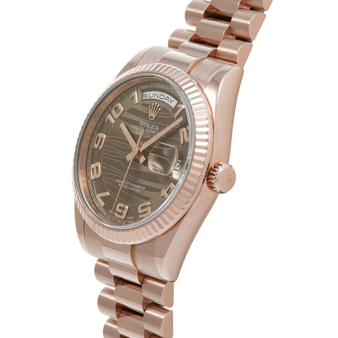ROLEX BROWN WAVE WATCH - 2