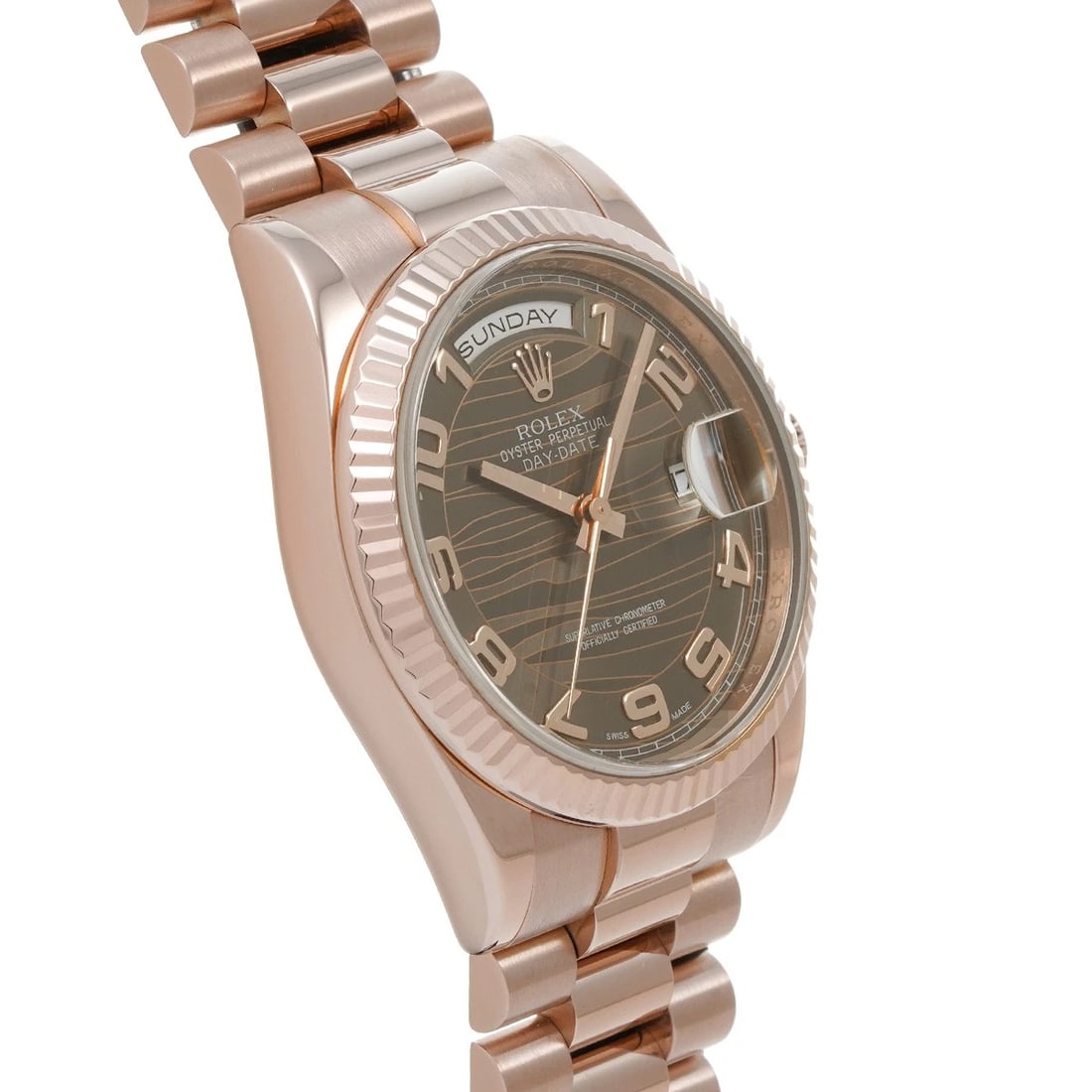 ROLEX BROWN WAVE WATCH - 3