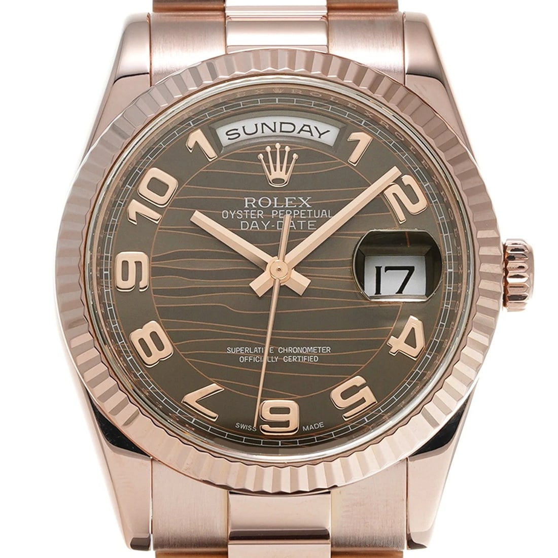ROLEX BROWN WAVE WATCH - 4