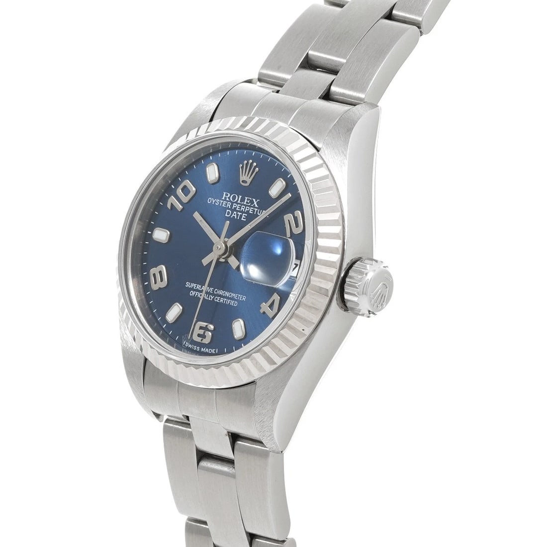 ROLEX DATEJUST BLUE WATCH - 2