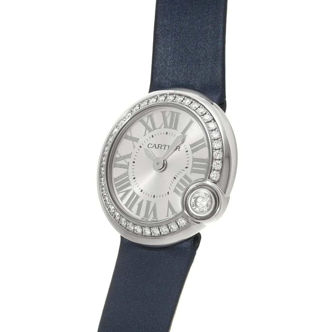 CARTIER BARON BLANC SILVER WATCH - 2