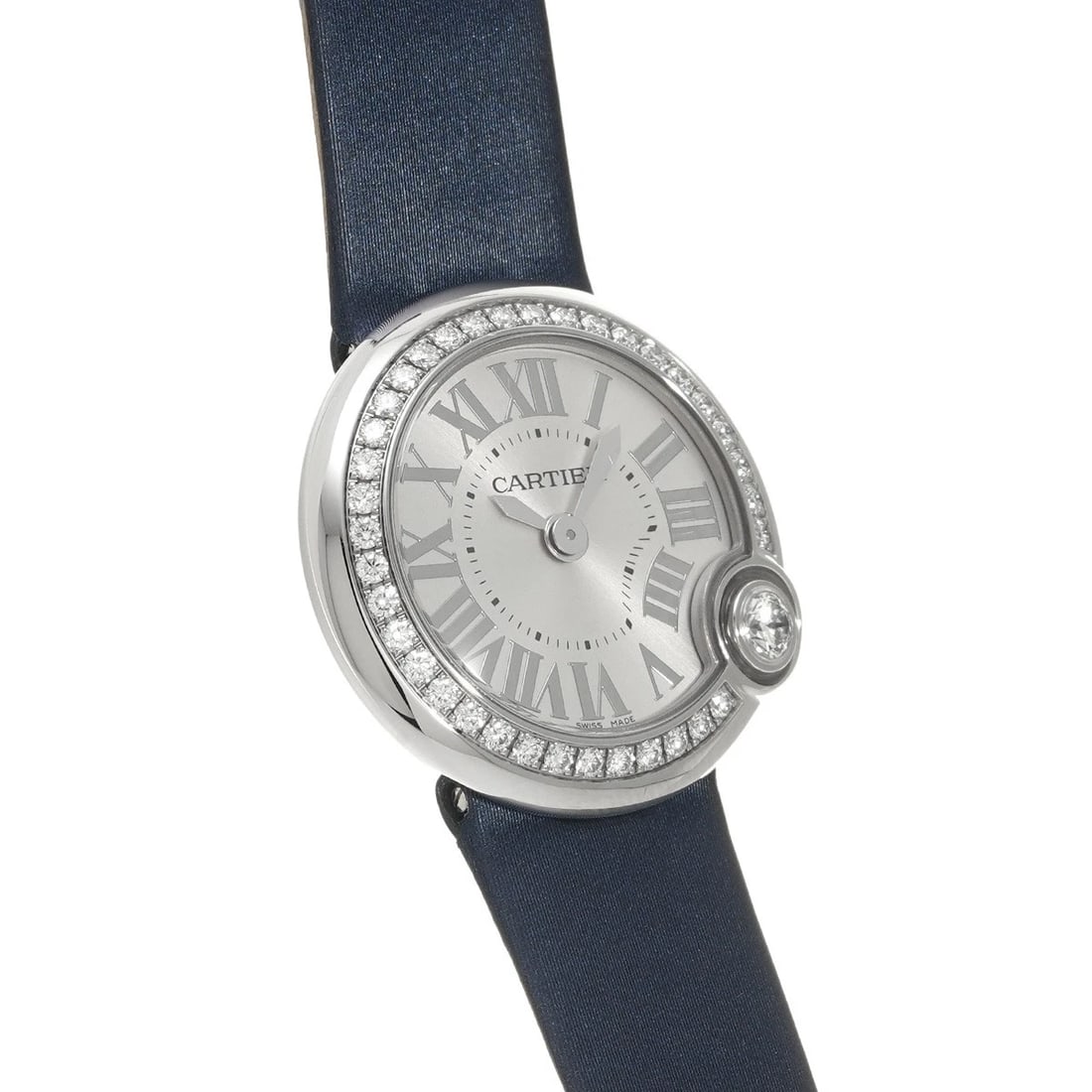 CARTIER BARON BLANC SILVER WATCH - 3