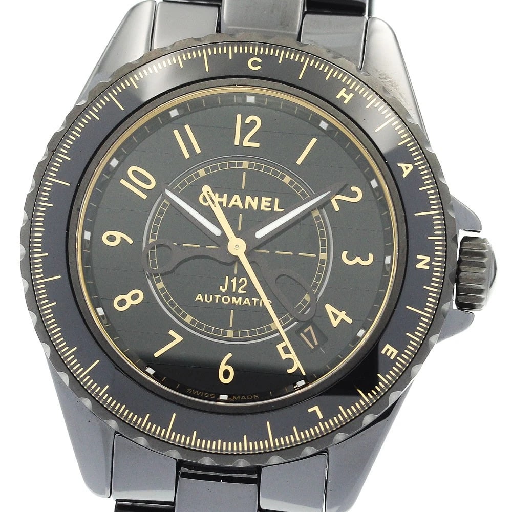 CHANEL J12 COUTURE BLACK CERAMIC WATCH: CHANEL J12 Couture Black ceramic Watch Brand: CHANEL Type: Wristwatch Material: Band Material Stainless Steel / ceramic, Case Material Stainless Steel / ceramic Color: Band Color black, Dial