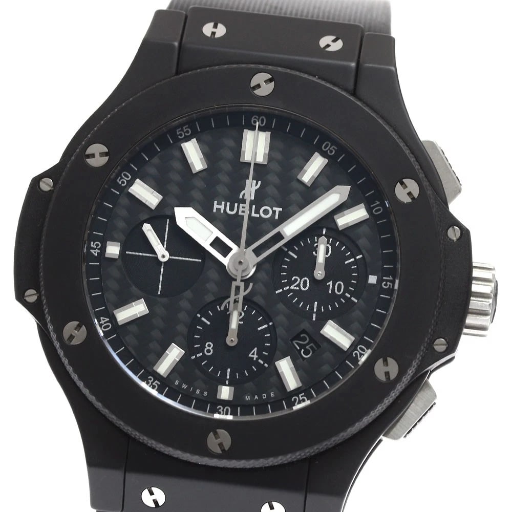 HUBLOT BIG BANG BLACK WATCH: HUBLOT Big Bang Black Watch Brand: HUBLOT Type: Wristwatch Material: Band Material rubber, Case Material ceramic Color: Band Color black, Dial Color black, Case Color black Size: Case size About 4