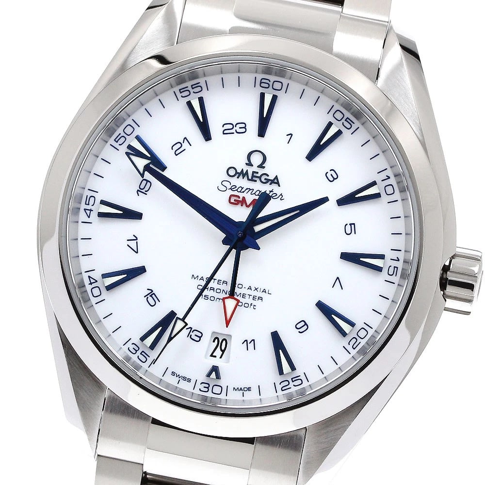 OMEGA SEAMASTER AQUA TERRA WATCH: OMEGA Seamaster Aqua Terra Watch Brand: OMEGA Type: Wristwatch Material: Band Material titanium, Case Material titanium Color: Band Color Silver, Dial Color white, Case Color Silver Size: Case