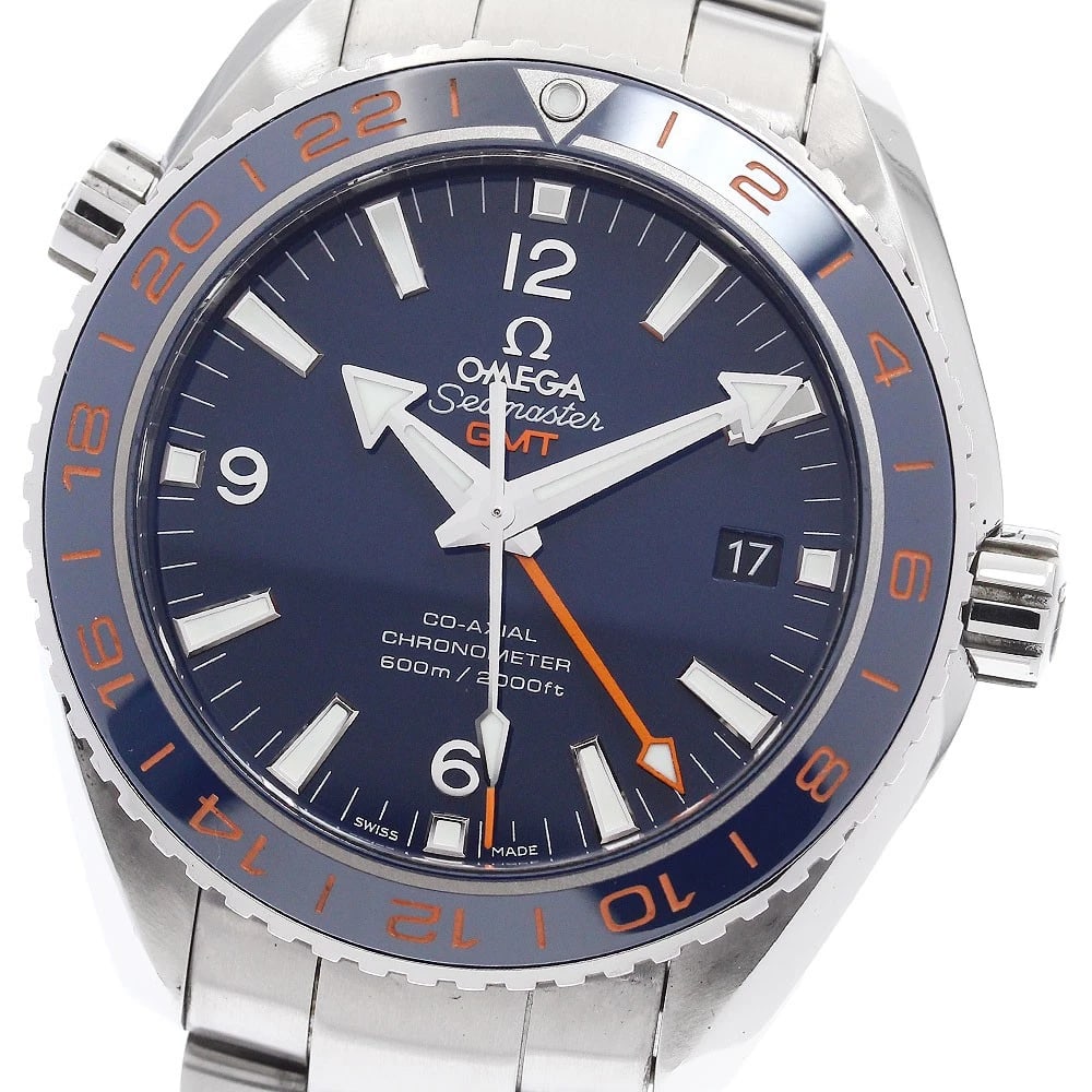 OMEGA SEAMASTER PLANET OCEAN WATCH: OMEGA Seamaster Planet Ocean Watch Brand: OMEGA Type: Wristwatch Material: Band Material Stainless Steel, Case Material Stainless Steel Color: Band Color Silver, Dial Color Navy, Case Color