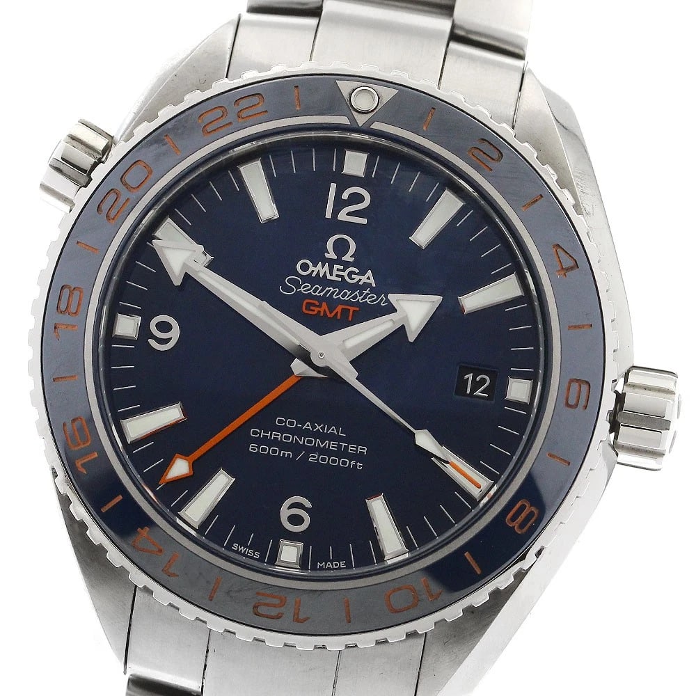 OMEGA SEAMASTER PLANET OCEAN WATCH: OMEGA Seamaster Planet Ocean Watch Brand: OMEGA Type: Wristwatch Material: Band Material Stainless Steel, Case Material Stainless Steel Color: Band Color Silver, Dial Color Navy, Case Color