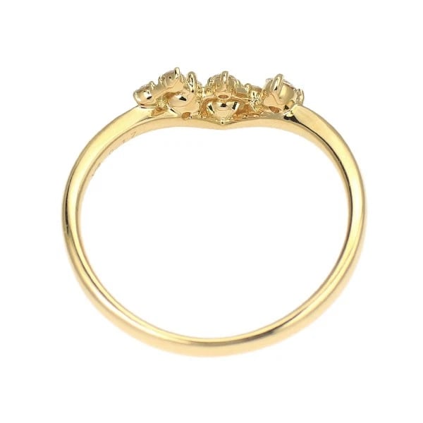 K18YG DIAMOND RING - 2