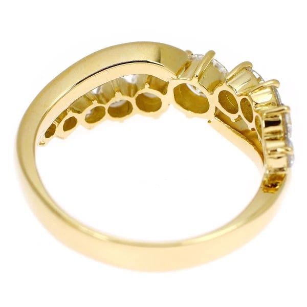 K18YG DIAMOND RING - 2