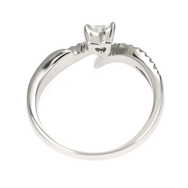 PT900 HEART SHAPE DIAMOND RING - 2