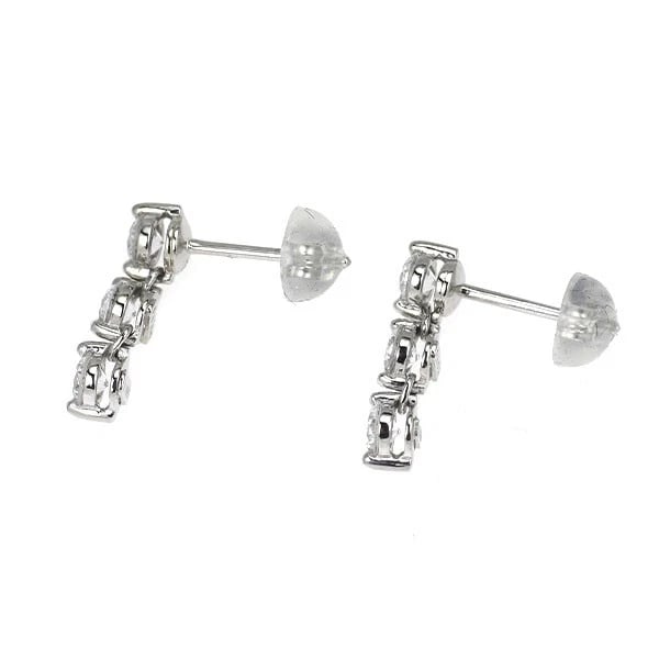 PT900 DIAMOND EARRINGS - 2