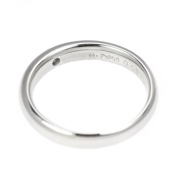 MIKIMOTO PT950 DIAMOND RING - 2