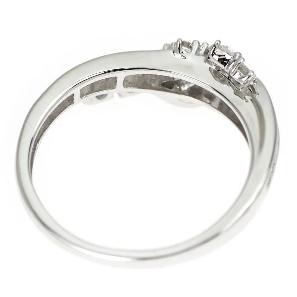 K18WG DIAMOND RING - 2