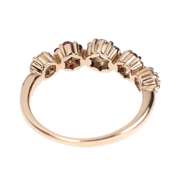 K18PG RUBY DIAMOND RING - 2