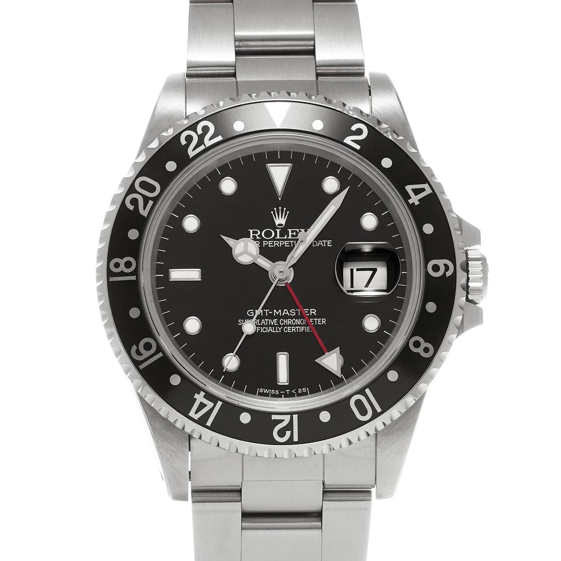 ROLEX GMT MASTER BLACK WATCH: ROLEX GMT Master black Watch Brand: ROLEX Type: Wristwatch Material: Band Material Stainless steel, Case Material Stainless steel Color: Dial Color black Size: ??Case? H/about 40mm W/about