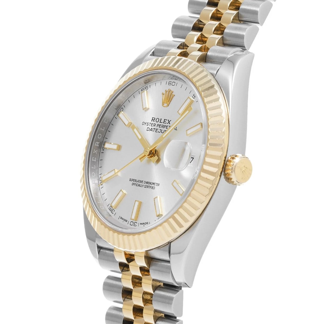 ROLEX DATEJUST SILVER WATCH - 2