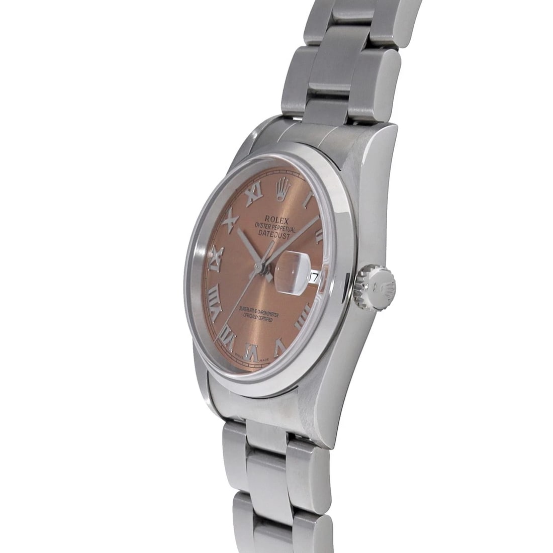 ROLEX DATEJUST PINK WATCH - 2