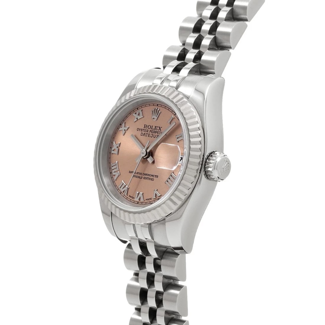 ROLEX DATEJUST PINK WATCH - 2