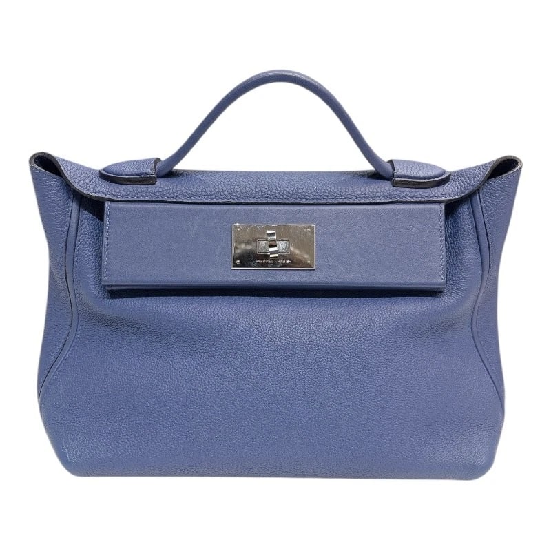 HERMES VAN QUATRE 29 SHOULDER BAG: HERMES Van Quatre 29 Shoulder Bag Brand: HERMES Type: Shoulder Bag Material: Togo/Swift Color: Blue Agate SilverHardware Size: W11.4 x H7.9x D5.5inch Shoulder:25.6inch Accessories: None