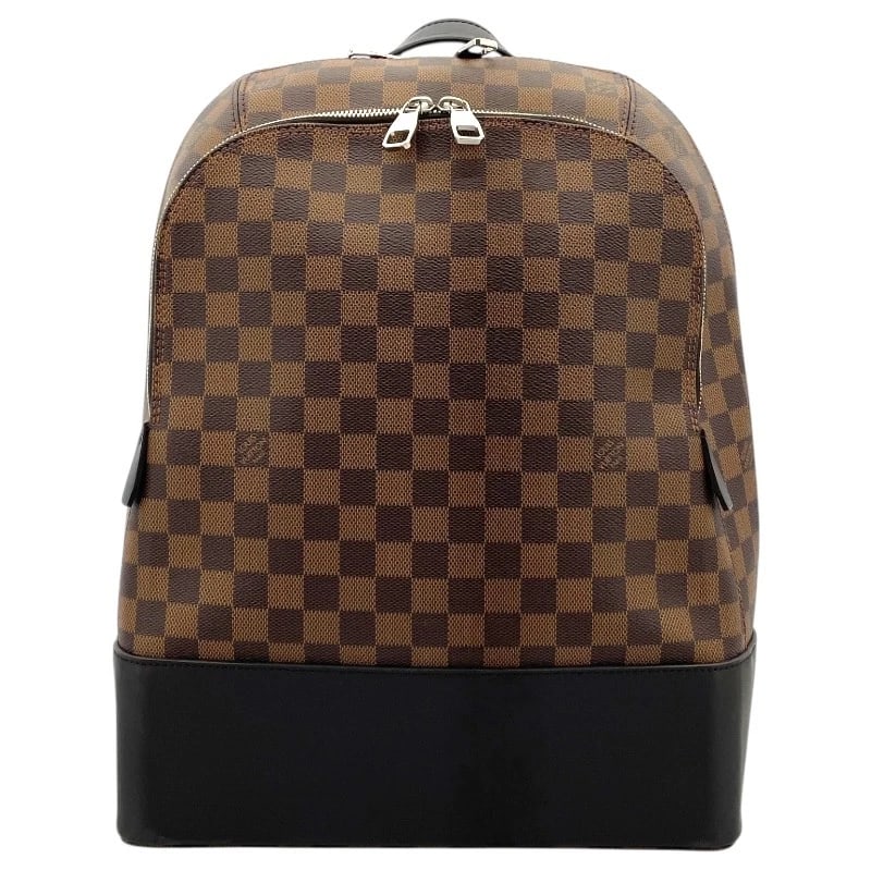 LOUIS VUITTON JAKE BACKPACK BACKPACK: LOUIS VUITTON Jake backpack Backpack Brand: LOUIS VUITTON Type: Backpack Â· Daypack Material: Damier Canvas Color: Brown Size: W11.8 x H15.7x D5.1inch Accessories: None Accessories Notice: