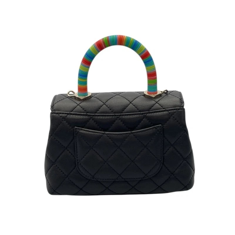 CHANEL COCO HANDLE SHOULDER BAG - 3