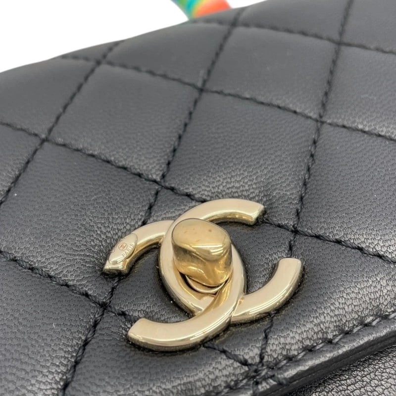 CHANEL COCO HANDLE SHOULDER BAG - 8