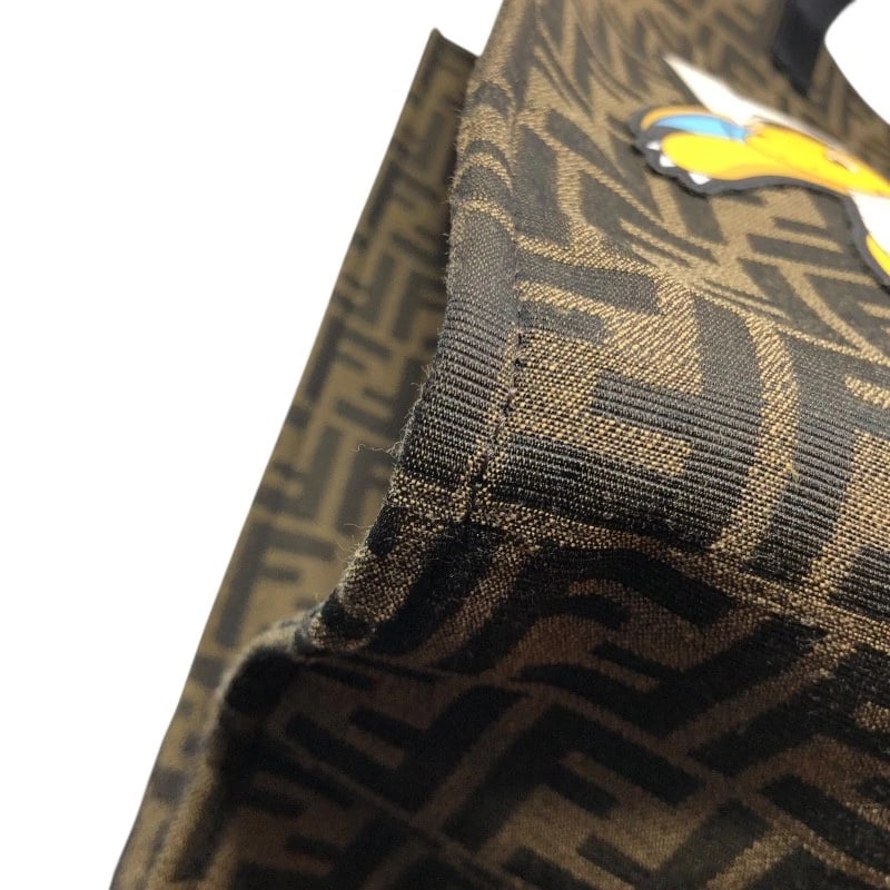 FENDI FF LOGO TOTE BAG - 5