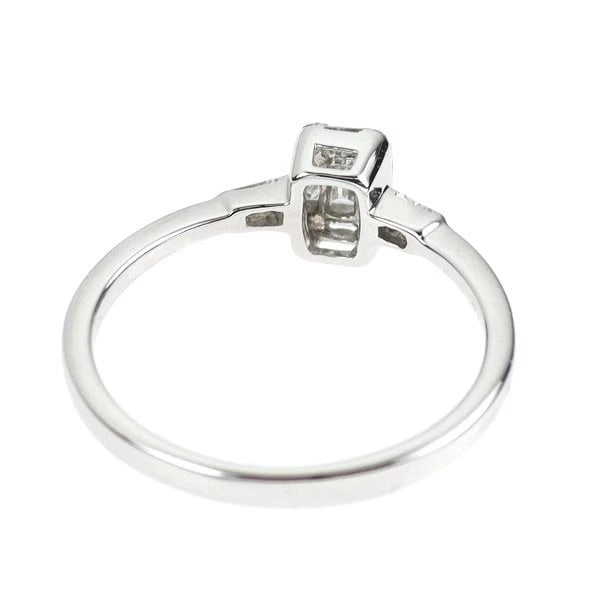 K18WG DIAMOND RING - 2