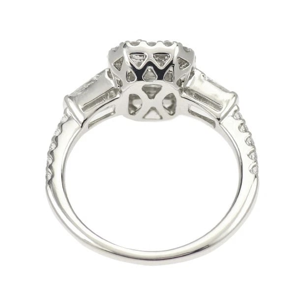 K18WG DIAMOND RING - 2
