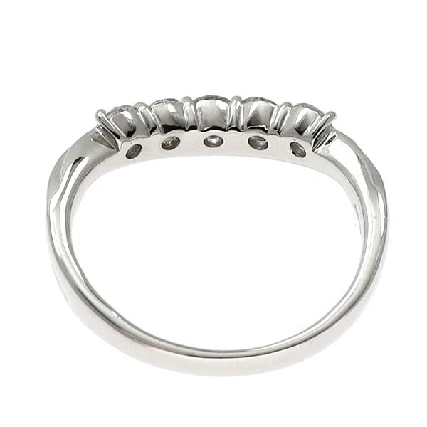K18WG DIAMOND RING - 2