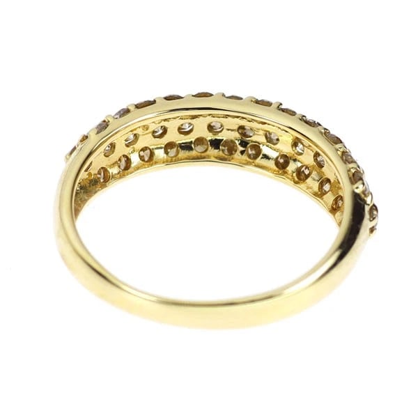 K18YG DIAMOND RING - 2