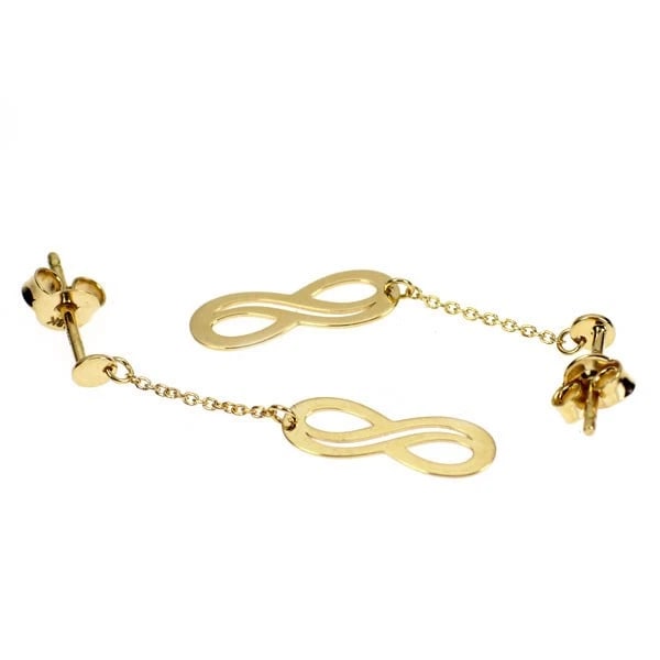 K18YG DESIGN EARRINGS - 2