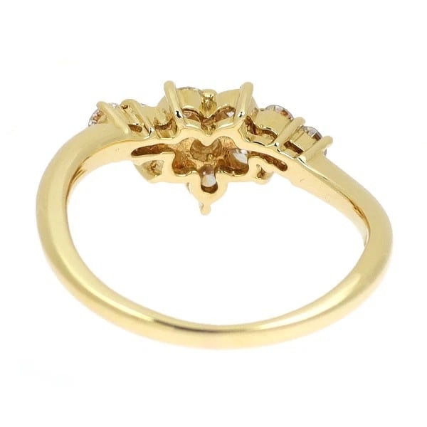 K18YG DIAMOND RING - 2