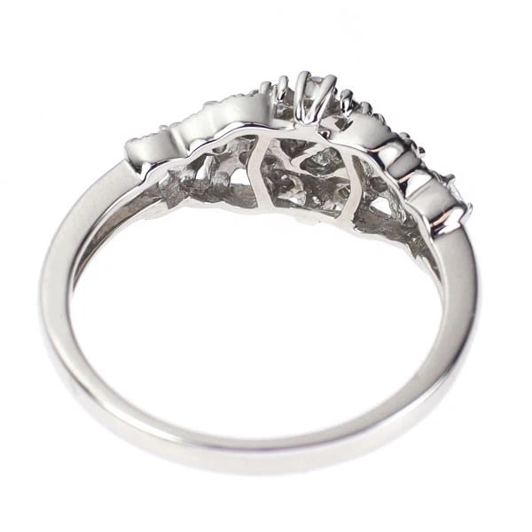 PT950 DIAMOND RING MYSTERY SETTING - 2