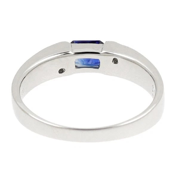 PT900 SAPPHIRE DIAMOND RING - 2