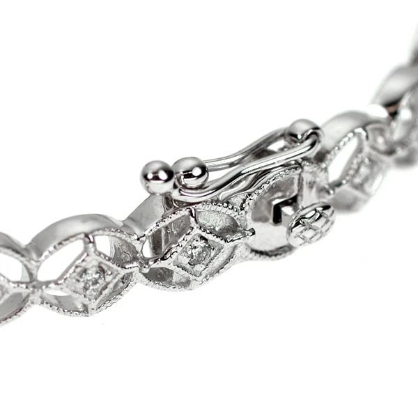 K18WG DIAMOND BANGLE - 2