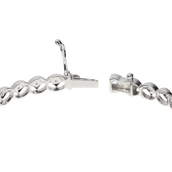 K18WG DIAMOND BANGLE - 3