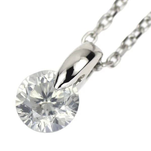 PT900/ PT850 DIAMOND PENDANT NECKLACE: Pt900/ Pt850 Diamond Pendant Necklace Brand: None Type: Pendant Necklace Material: Metal Purity None Metal Pt850 Main Stone/Creation Natural Color: None Size: Necklace: Chain Length ?45 