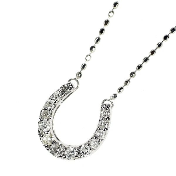 K14WG DIAMOND PENDANT NECKLACE: K14WG Diamond Pendant Necklace Brand: None Type: Pendant Necklace Material: Metal Purity None Metal K14WG Main Stone/Creation Natural Color: None Size: Necklace: Chain Length 40.5 