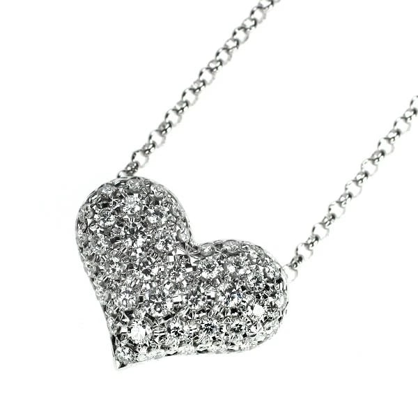 TASAKI PEARL K18WG DIAMOND PENDANT NECKLACE: Tasaki Pearl K18WG Diamond Pendant Necklace Brand: Tasaki Pearl Type: Pendant Necklace Material: Metal Purity None Metal K18WG Main Stone/Creation Natural Color: None Size: Necklace: Chain