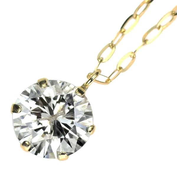 K18YG LDH DIAMOND PENDANT NECKLACE: K18YG LDH Diamond Pendant Necklace Brand: None Type: Pendant Necklace Material: Metal Purity None Metal K18YG Main Stone/Creation Natural Color: YG Size: Necklace: Chain Length ?45 