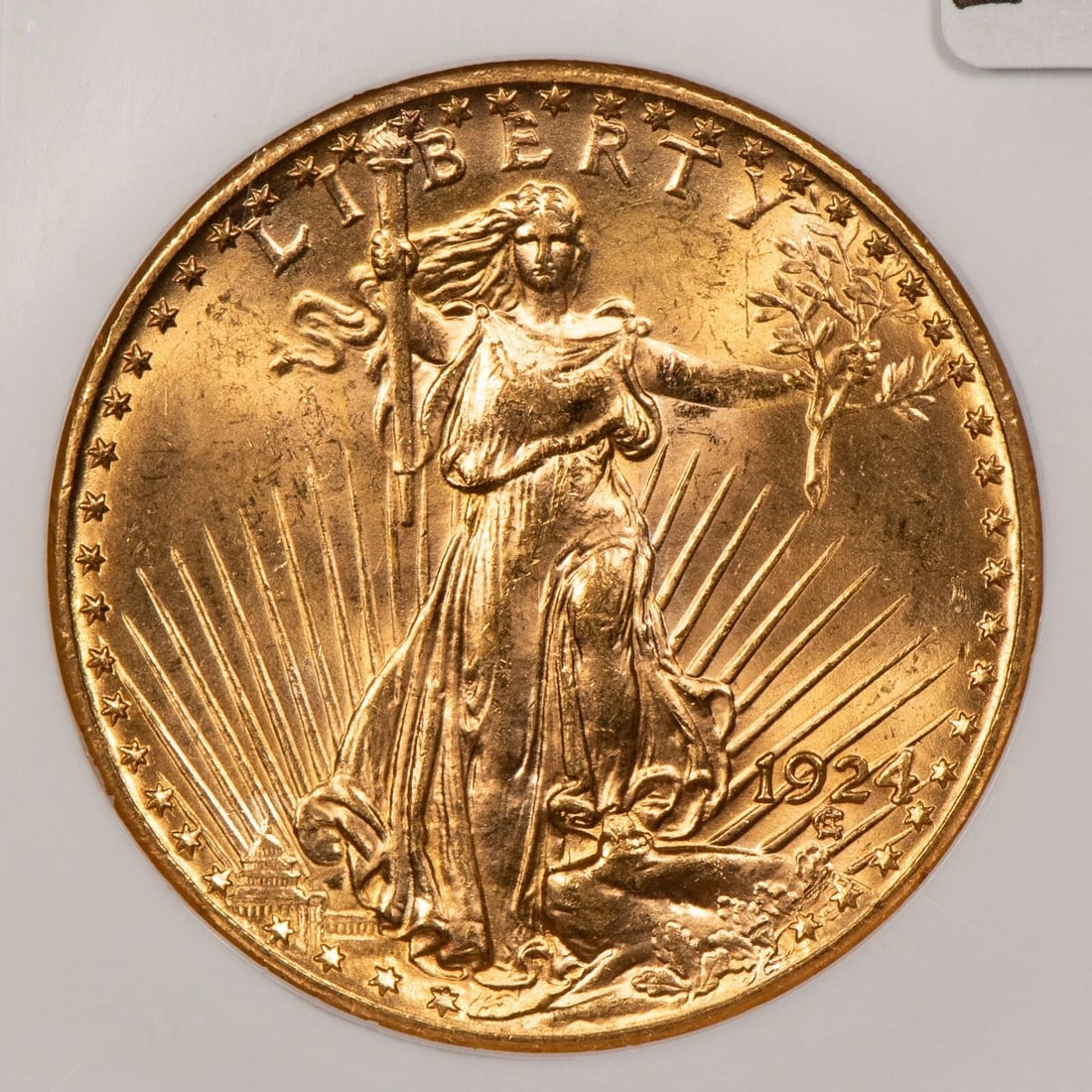 1924 G$20 SAINT-GAUDENS GOLD DOUBLE EAGLE (1 of 2)
