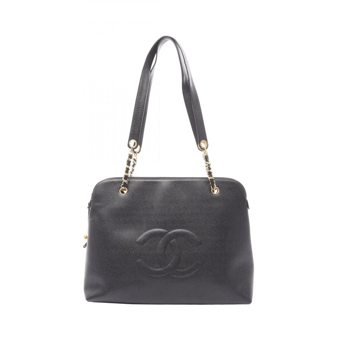 CHANEL JUMBO CC LOGO CHAIN TOTE SHOULDER BAG (1 of 5)