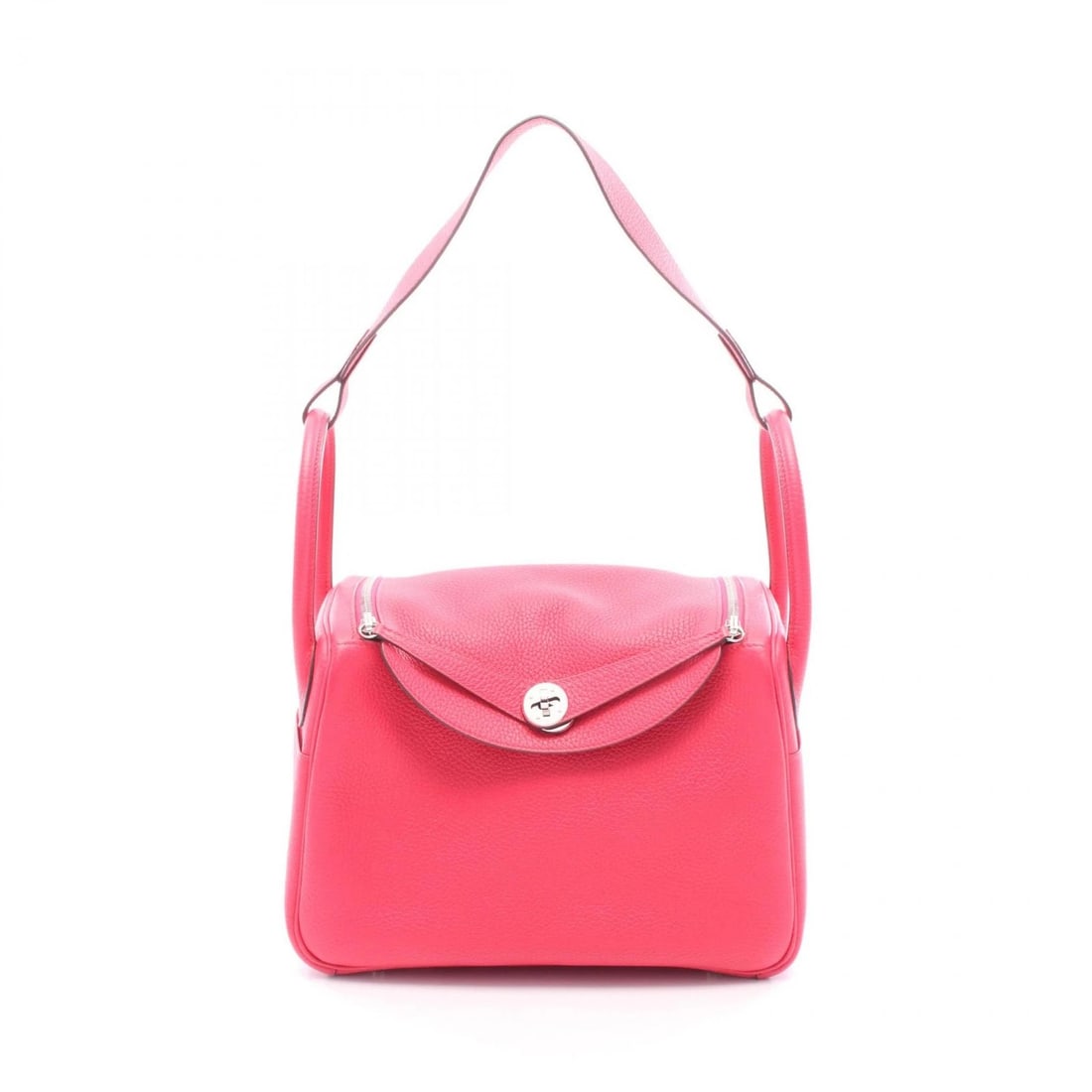 HERMES LINDY SHOULDER BAG D TAURILLON CLEMENCE ROSE (1 of 6)