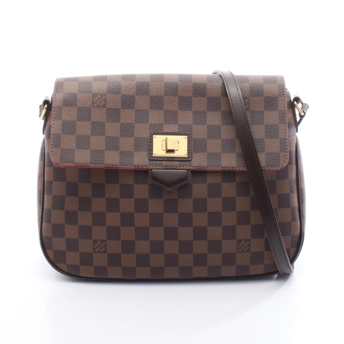 LOUIS VUITTON BUZAS ROSEBERRY SHOULDER BAG: LOUIS VUITTON Buzas Roseberry Shoulder Bag Brand: LOUIS VUITTON Type: Shoulder Bag Material: Damier × PVC coated canvas × leather Color: Ebene / Brown??ish colors Size: H:25cm x W:30cm x